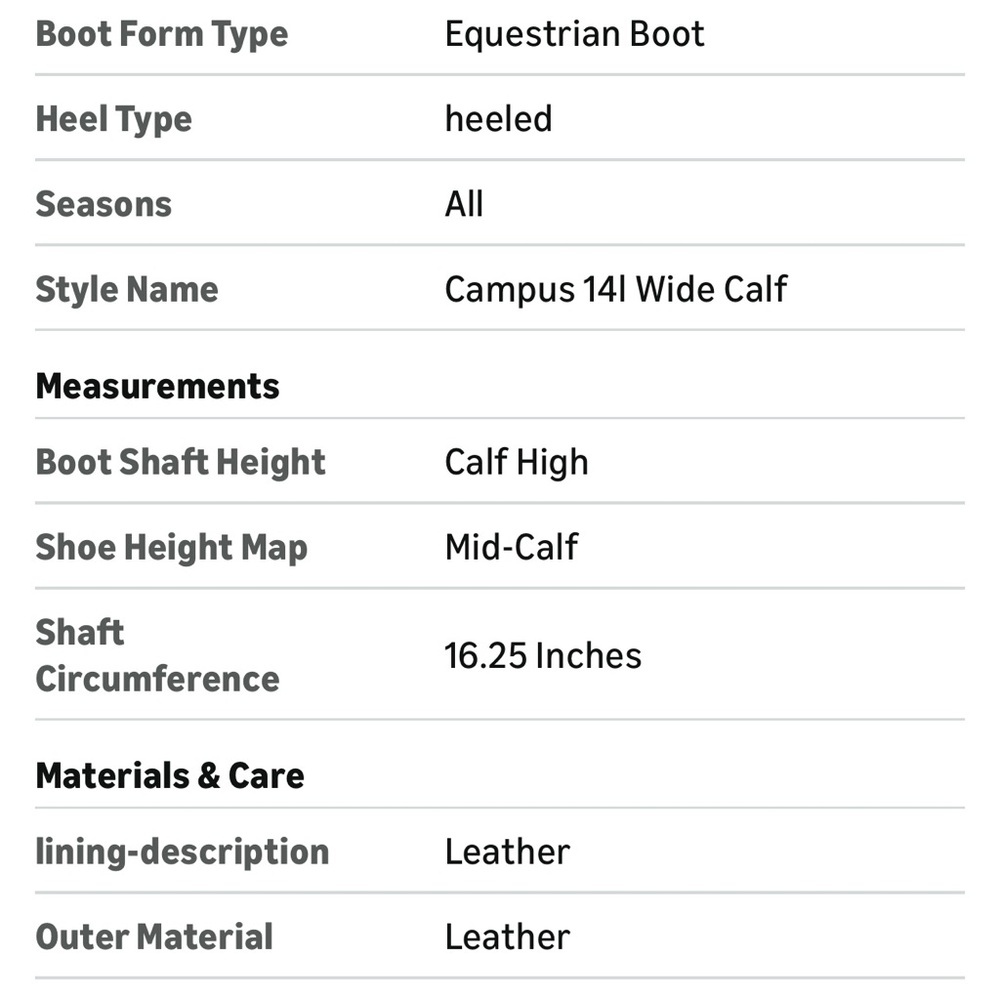 Frye Black Campus Boots Extended Calf 14L - Picture 13 of 14